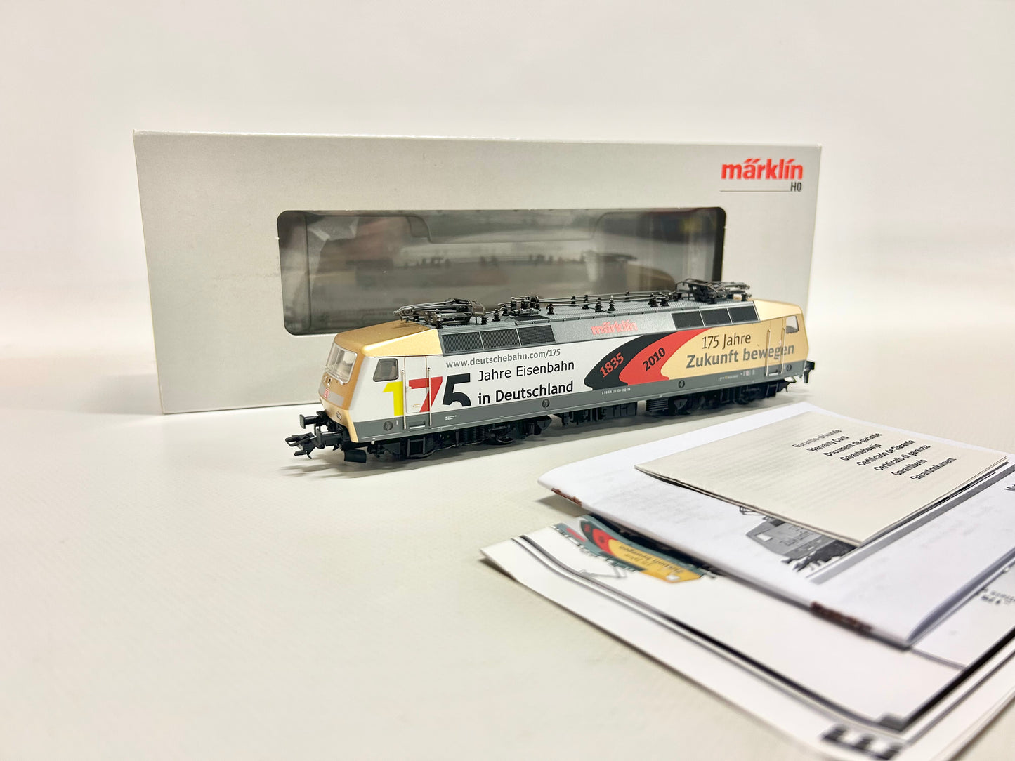Märklin 37542 Mfx-Digital + Sound E-Lok Br 120 "175 Jahre Eisenbahn" DB AC H0