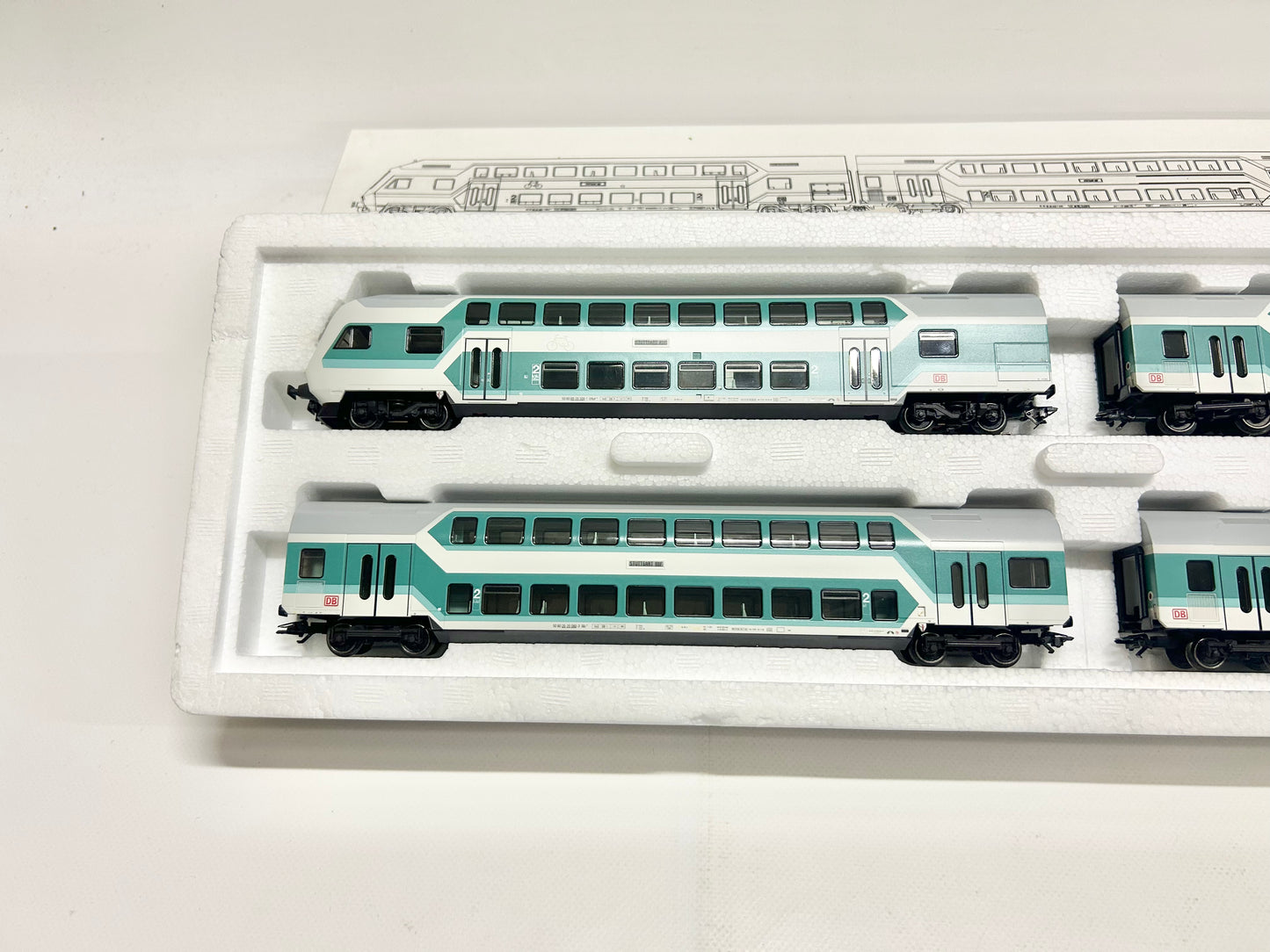 Märklin 43580 Wagen-Set Doppelstock-Personenwagen H0