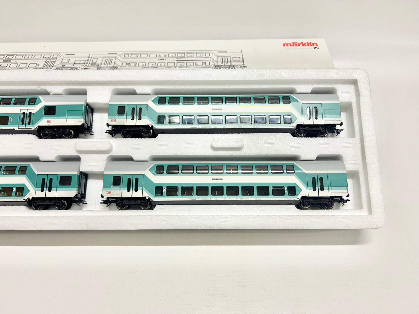 Märklin 43580 Wagen-Set Doppelstock-Personenwagen H0