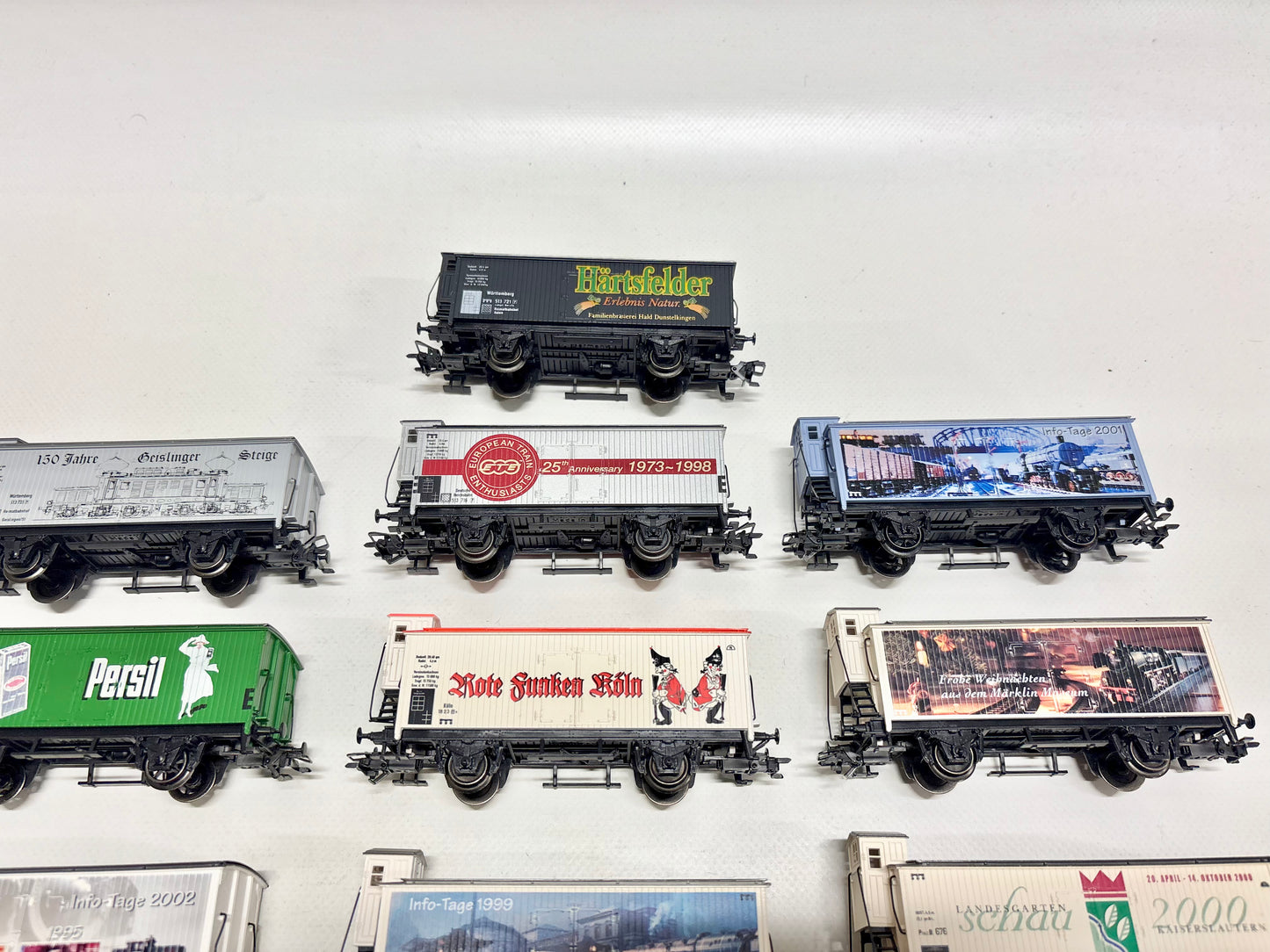 Märklin 13x Gedeckte Güterwagen mit Bremserhaus AC H0