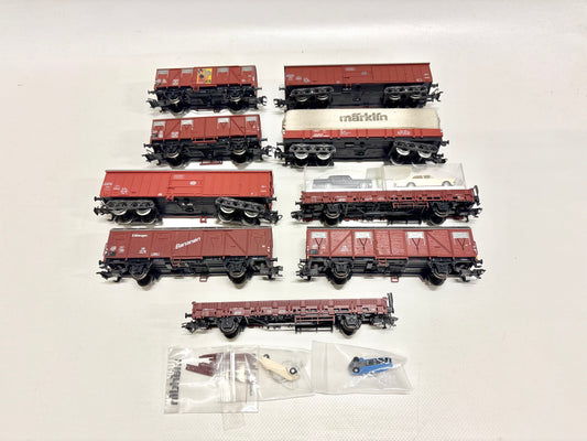 Märklin 9x Güterwagen Konvolut DB AC H0