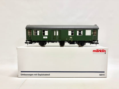 Märklin 58111 Umbauwagen mit Gepäckabteil Personenwagen DB Spur 1