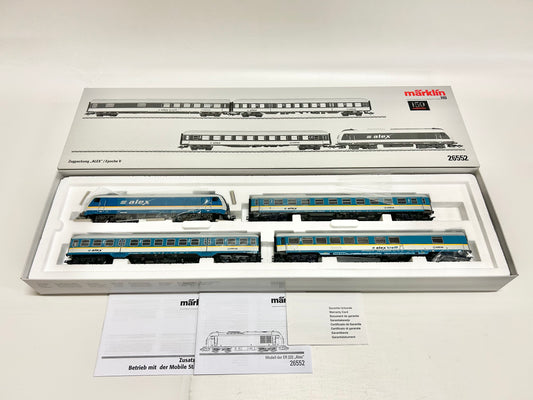 Märklin 26552 Digital Zugpackung "Alex" Diesellok Br 223 071 Arriva AC H0