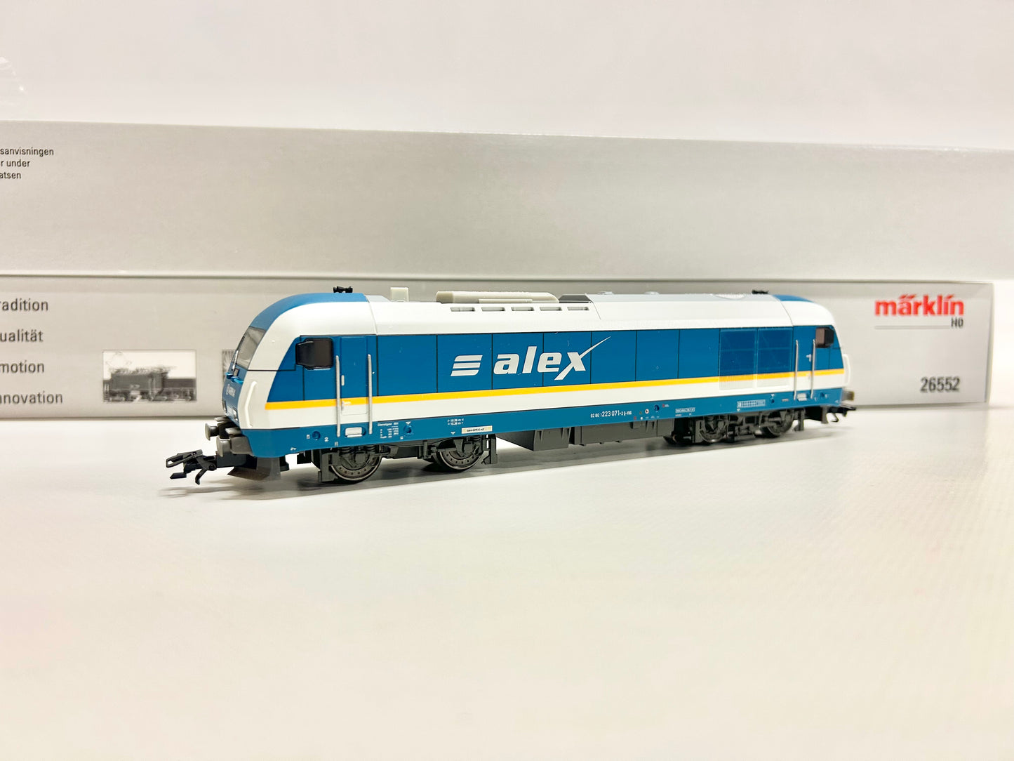 Märklin 26552 Digital Zugpackung "Alex" Diesellok Br 223 071 Arriva AC H0