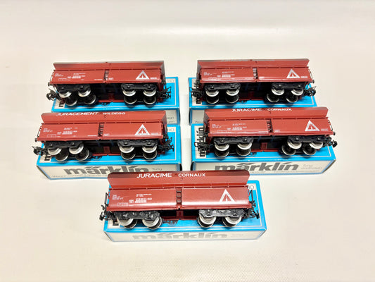 Märklin 4691 5x Großgüterwagen Güterwagen DB AC H0
