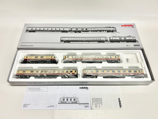 Märklin 26557 Mfx-Digital + Sound Zugpackung TEE-Schnellzug "Bavaria" mit E-Lok Re4/4 SBB AC H0