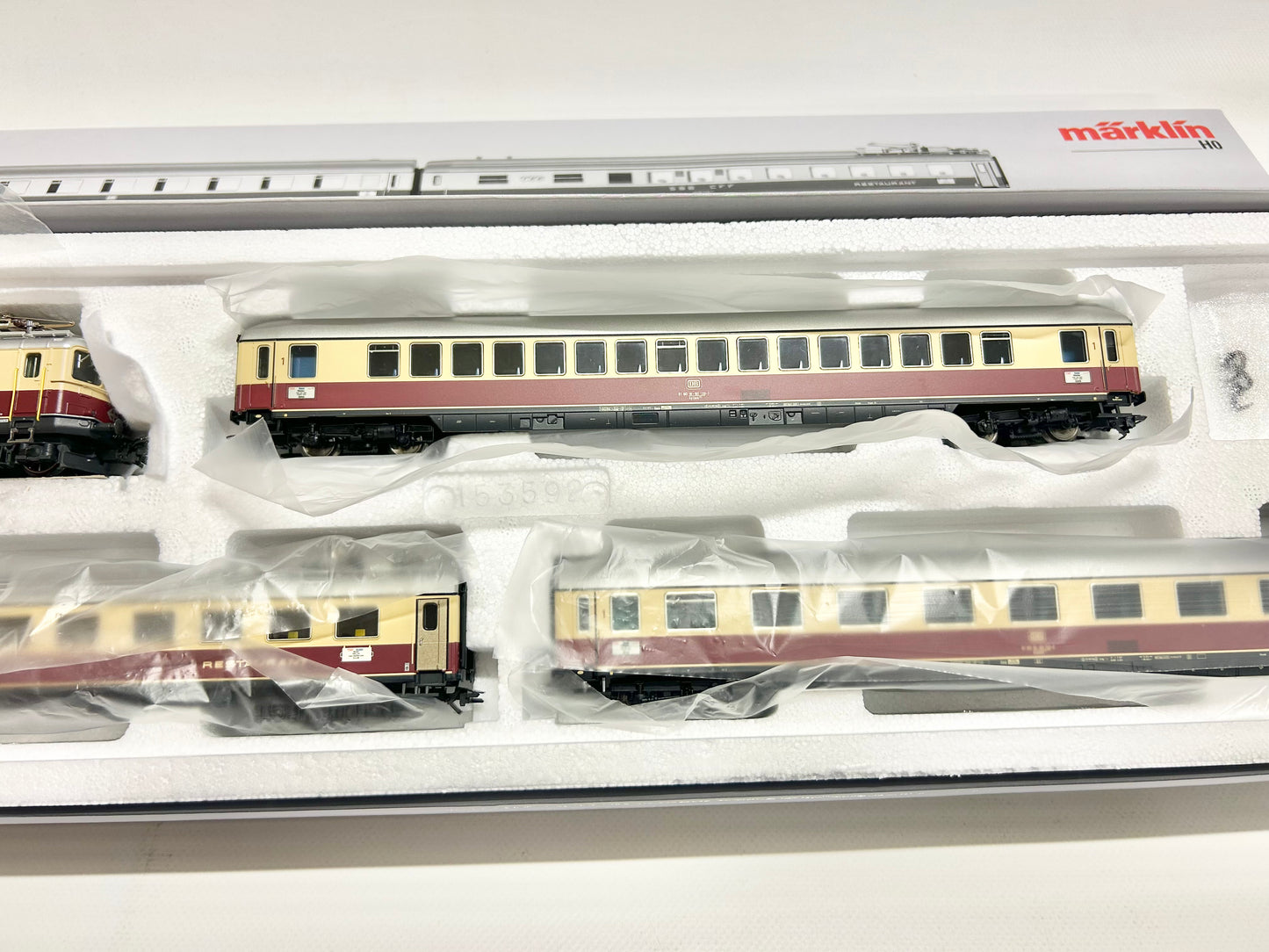Märklin 26557 Mfx-Digital + Sound Zugpackung TEE-Schnellzug "Bavaria" mit E-Lok Re4/4 SBB AC H0