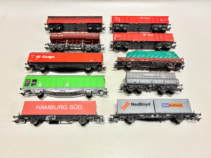 Märklin 10x Güterwagen Konvolut AC H0