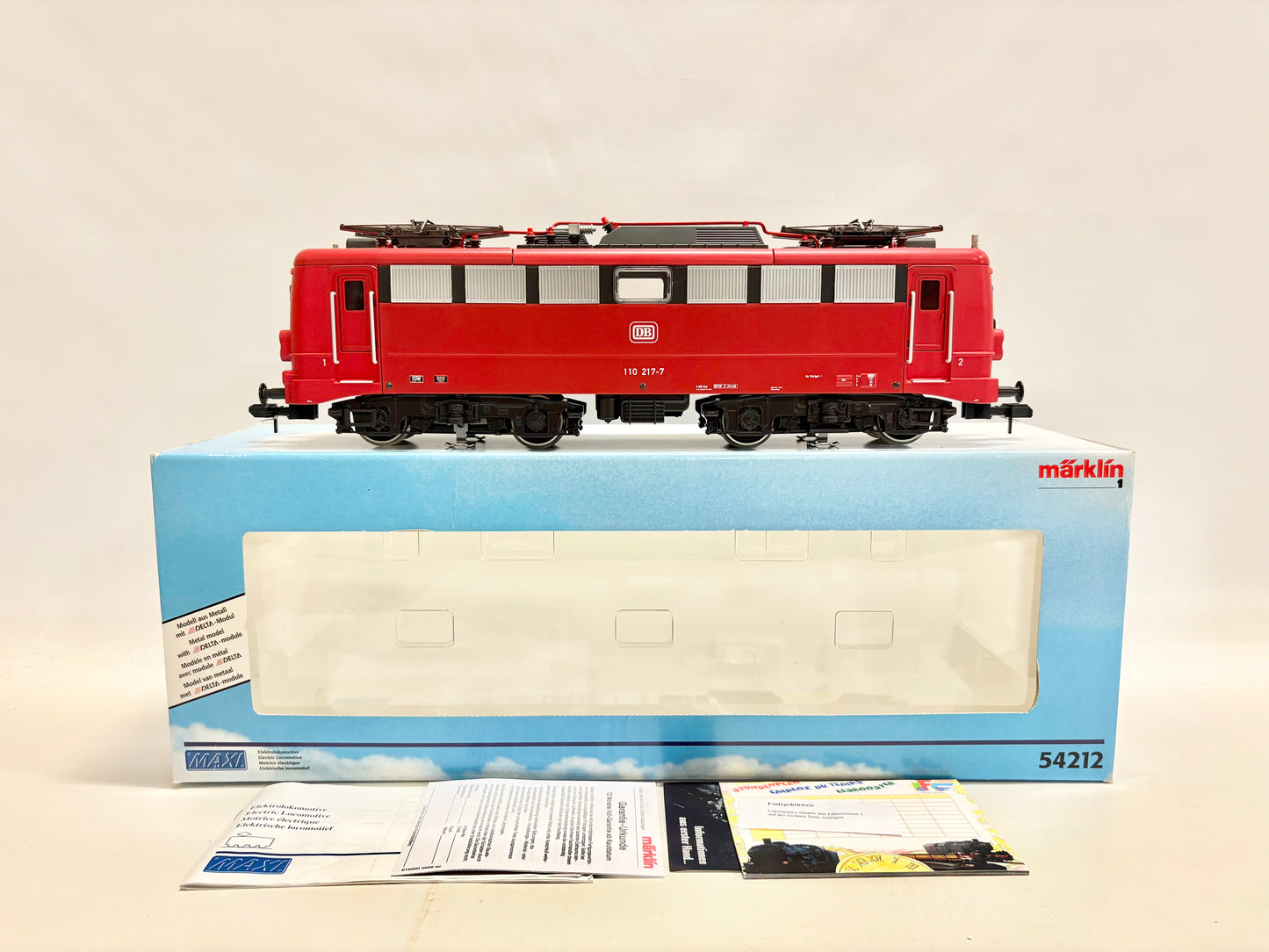 Märklin 54212 Digital E-Lok Br 110 212-7 DB Spur 1