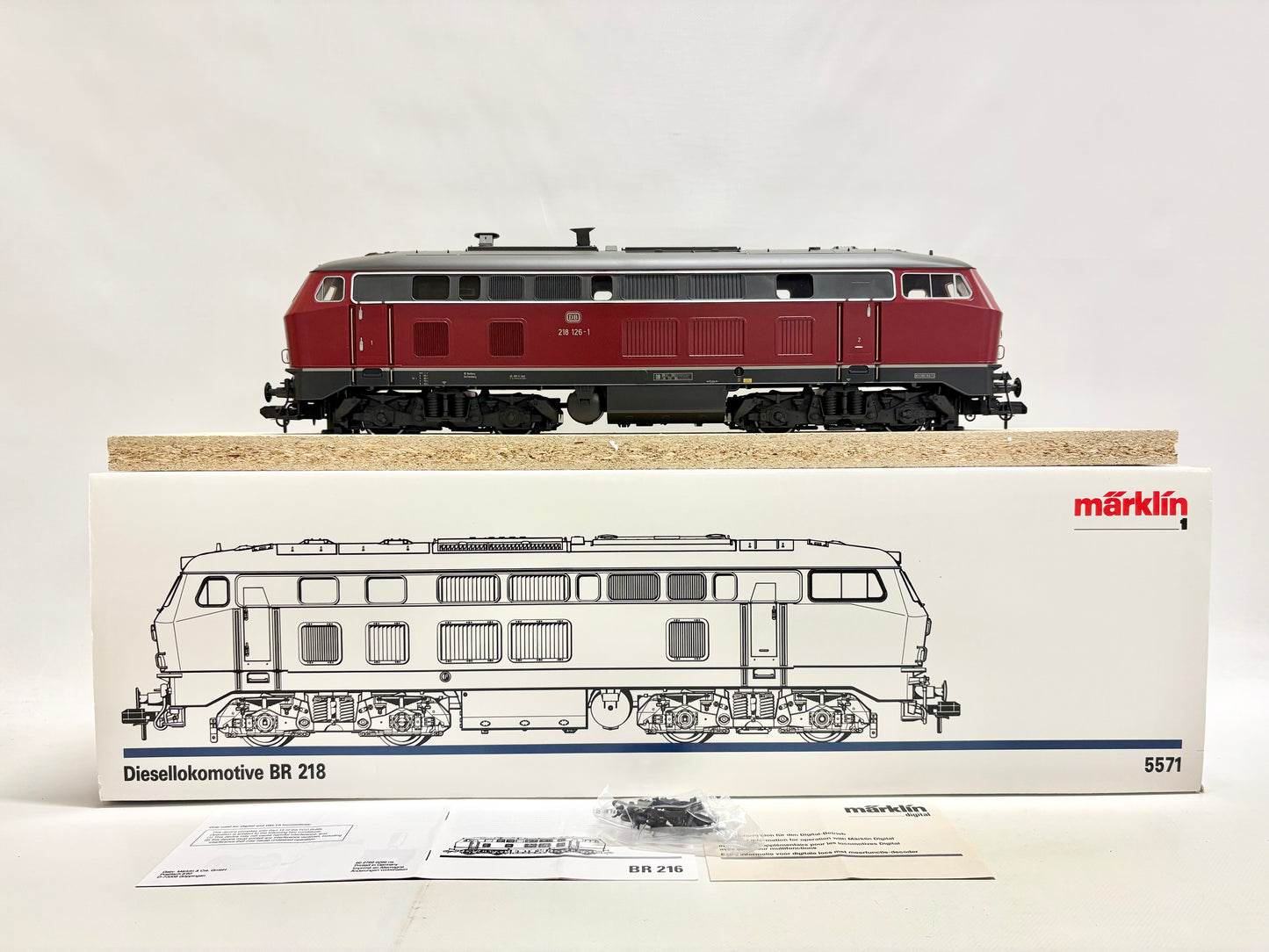 Märklin 5571 Digital Diesellok Br 218 126-1 DB Spur 1