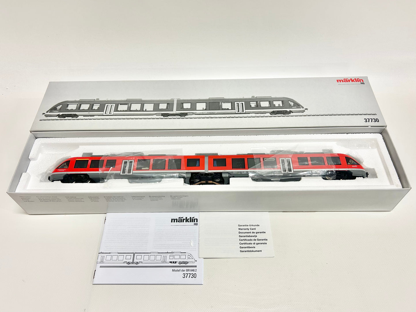 Märklin 37730 Mfx-Digital + Sound Dieseltriebwagen Br 648 LINT 41 DB AC H0