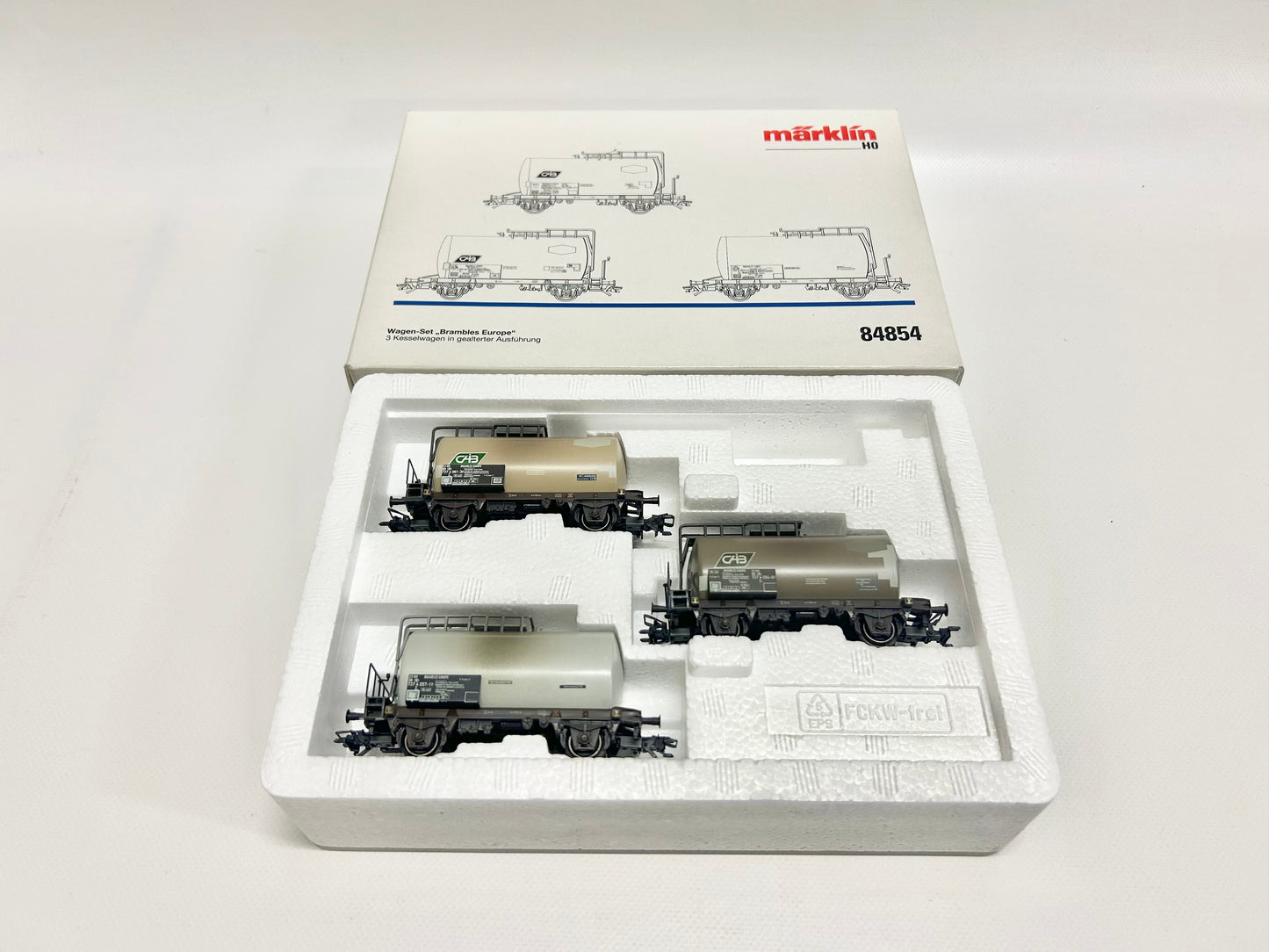 Märklin 84854 Wagen-Set Brambles-Europe Kesselwagen H0