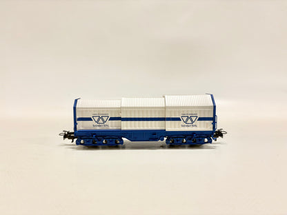 Märklin 4688 Güterwagen Teleskophaubenwagen "Svenskt Stal" SJ AC H0