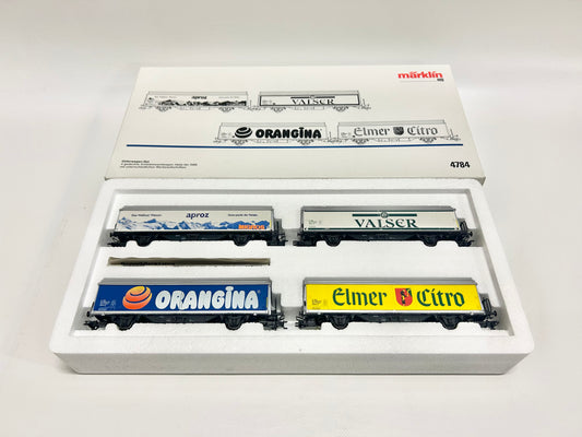 Märklin 4784 Wagen-Set Schiebewandwagen der SBB H0