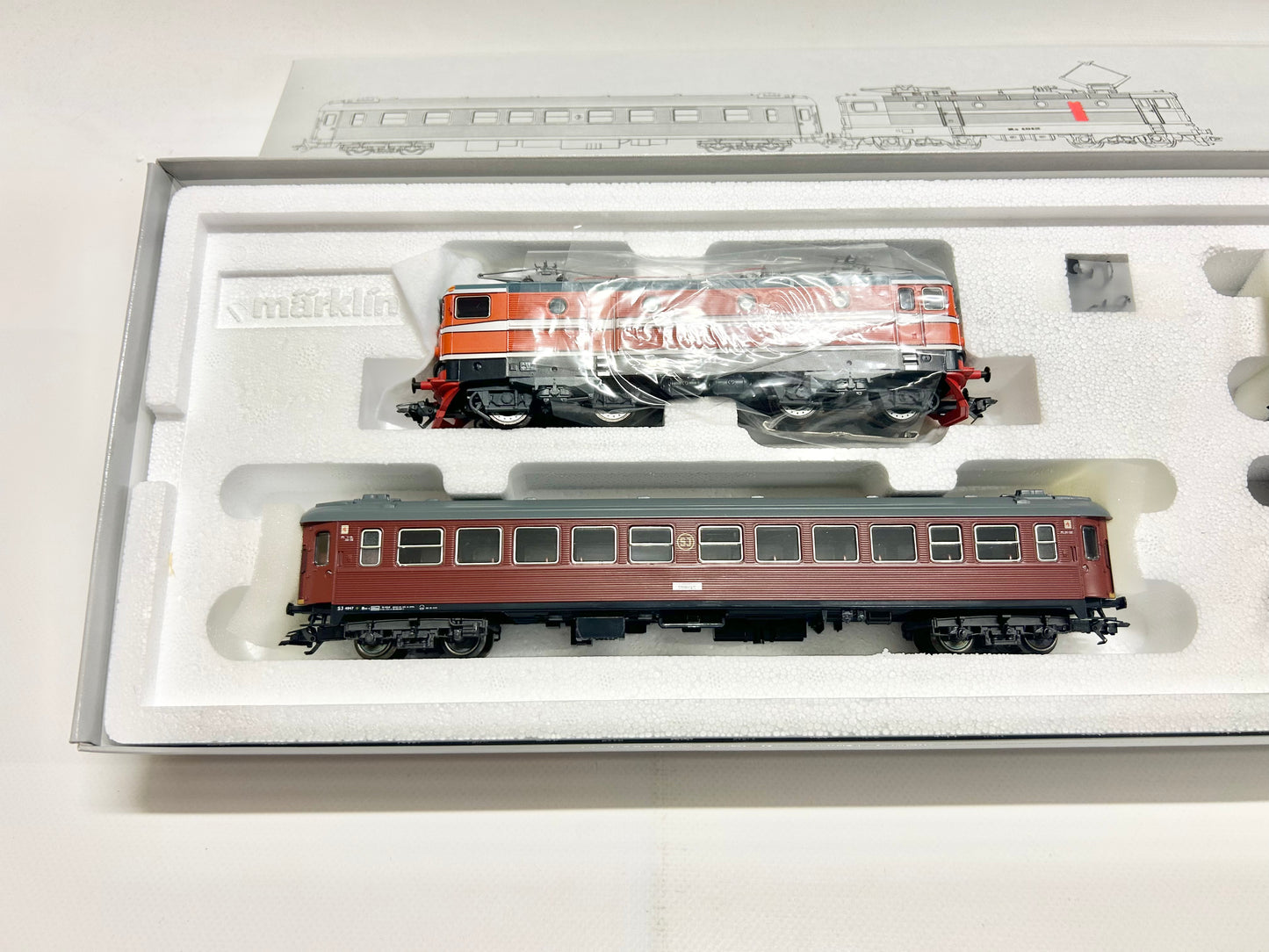 Märklin 26726 Digital Zugpackung Schnellzug der SJ AC H0