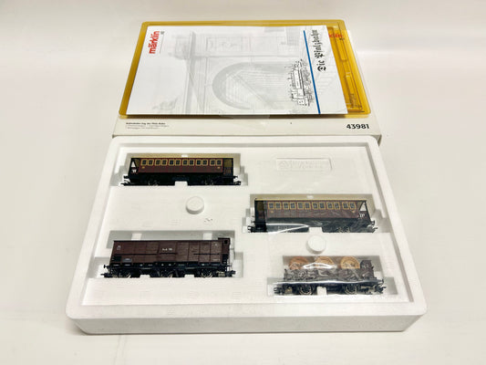 Märklin 43981 Wagen-Set Nebenbahn-Zug der Pfalz-Bahn H0