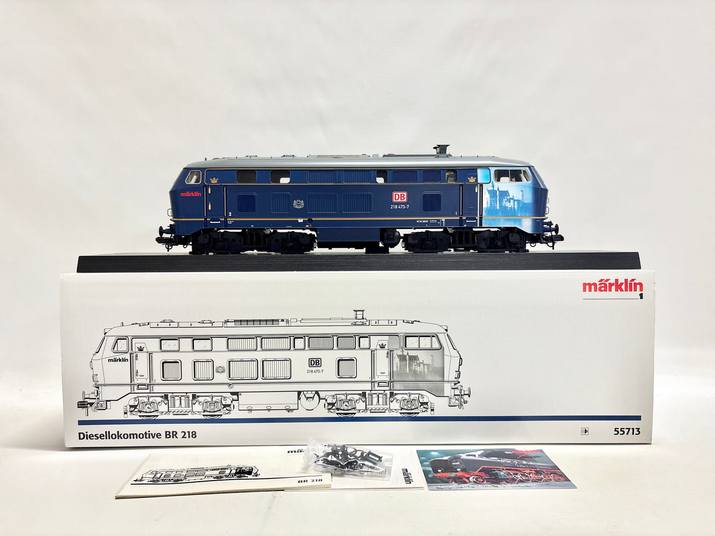 Märklin 55713 Digital + Sound Diesellok Br 218 473-7 "König Ludwig" DB Spur 1