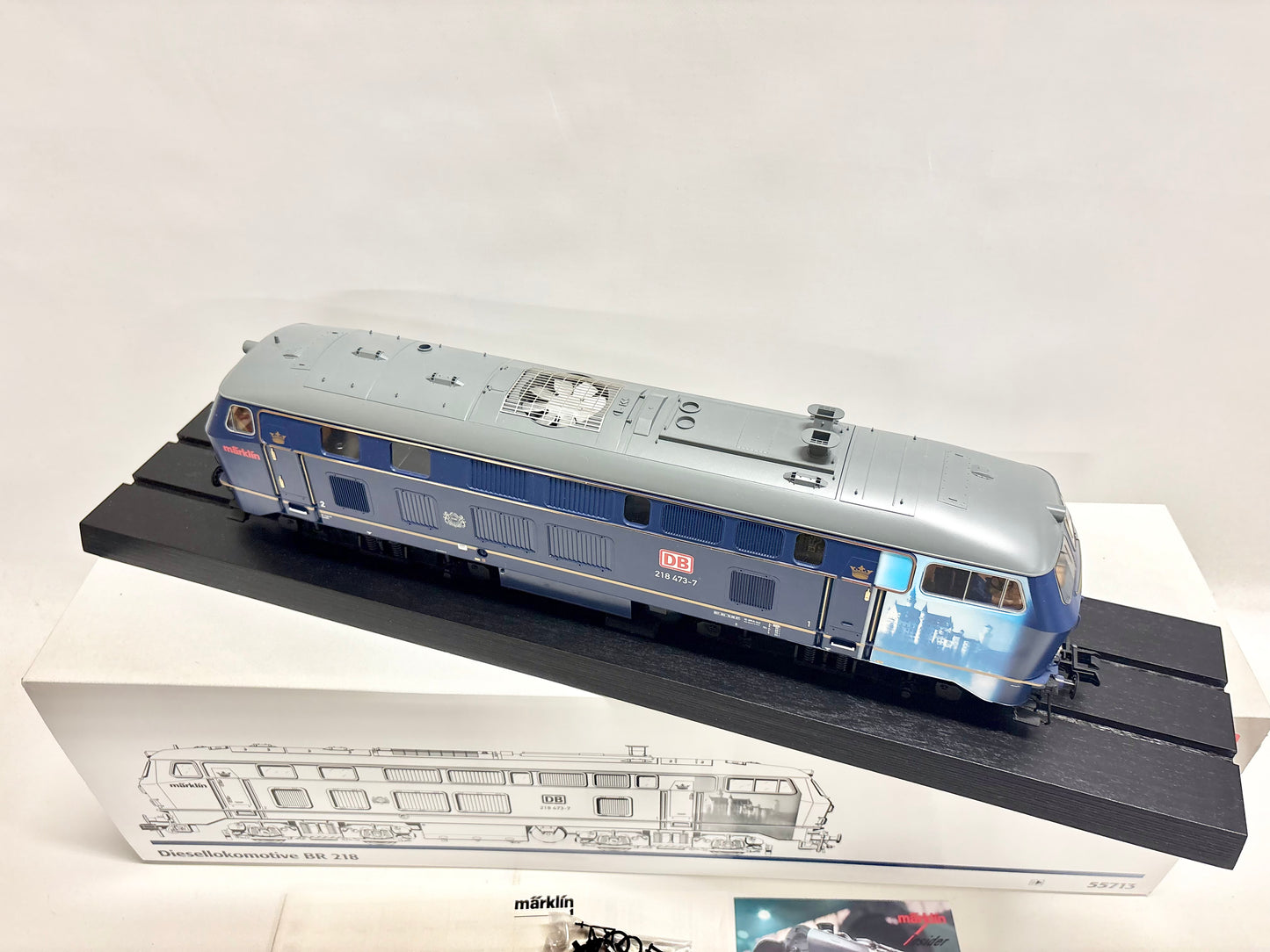 Märklin 55713 Digital + Sound Diesellok Br 218 473-7 "König Ludwig" DB Spur 1