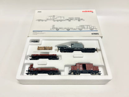 Märklin 47893 Wagen-Set Gleisbauzug Güterwagen H0