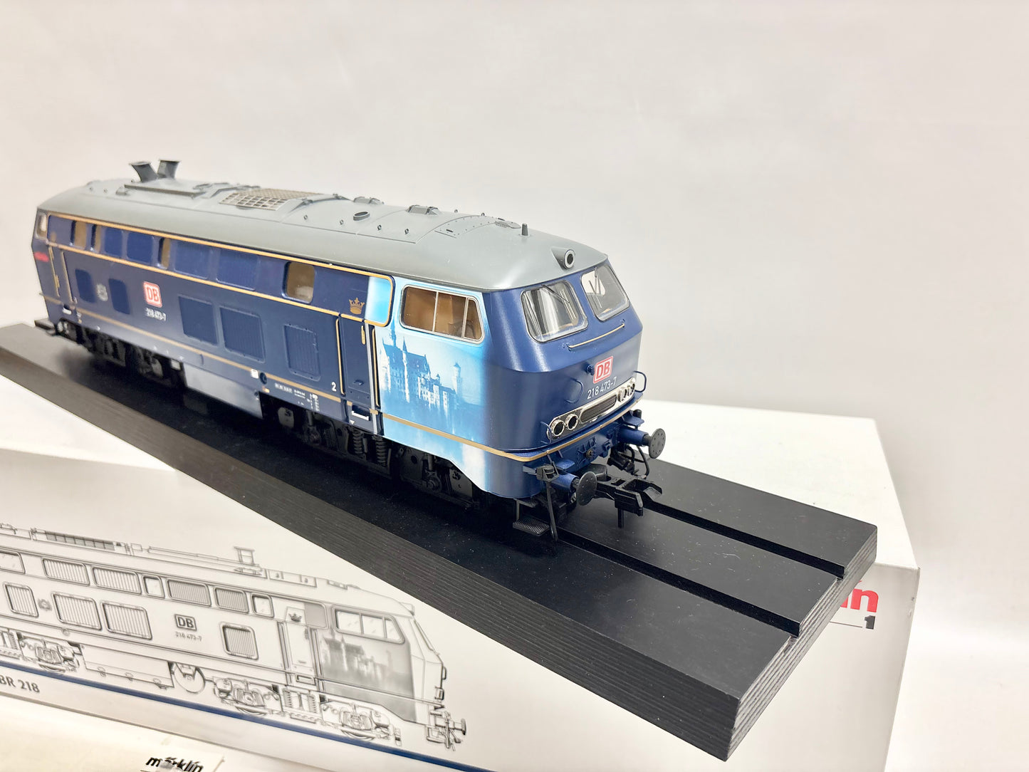 Märklin 55713 Digital + Sound Diesellok Br 218 473-7 "König Ludwig" DB Spur 1