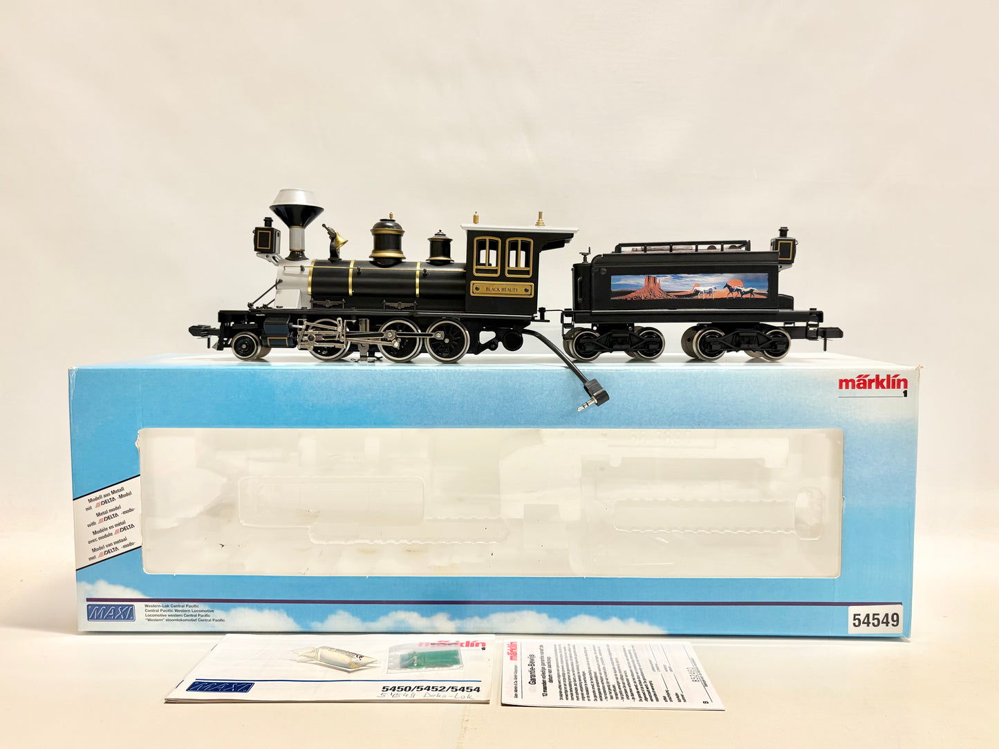 Märklin Maxi 54549 Digital Western-Dampflok "Black-Beauty" Spur 1