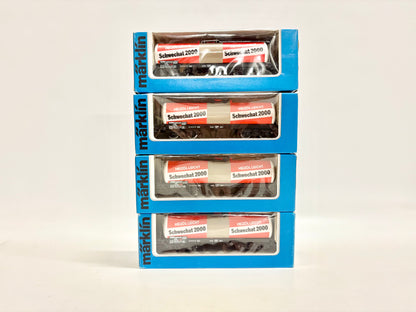 Märklin 5x 4655 Wagen-Set Kesselwagen "Heizöl Leicht Schwechat" DB AC H0