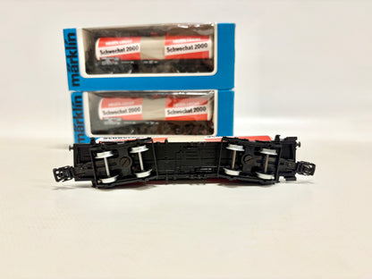Märklin 5x 4655 Wagen-Set Kesselwagen "Heizöl Leicht Schwechat" DB AC H0