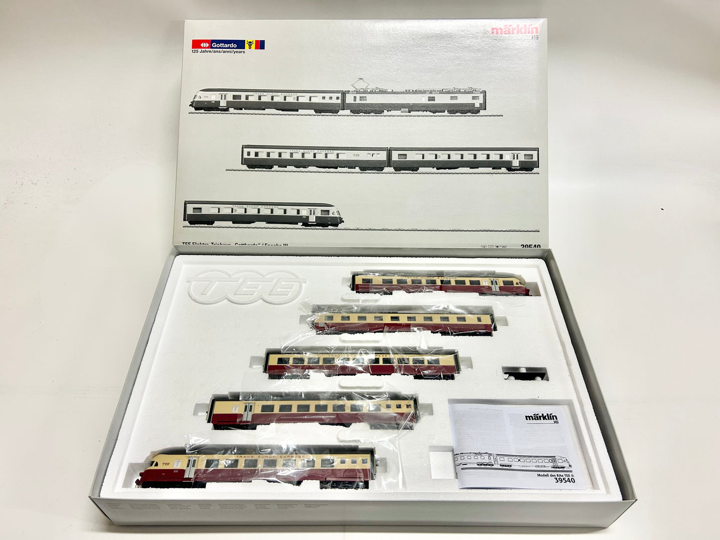 Märklin 39540 Mfx-Digital + Sound Elektro-Triebzug "Gottardo" SBB AC H0