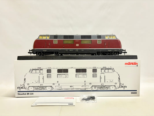 Märklin 55800 Digital + Sound Diesellok Br 220 007-9 DB Spur 1