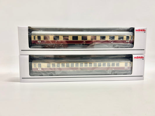 Märklin 43855 & 43865 Schnellzugwagen Abteilwagen TEE DB AC H0
