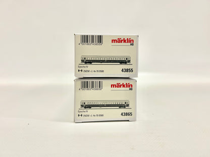 Märklin 43855 & 43865 Schnellzugwagen Abteilwagen TEE DB AC H0