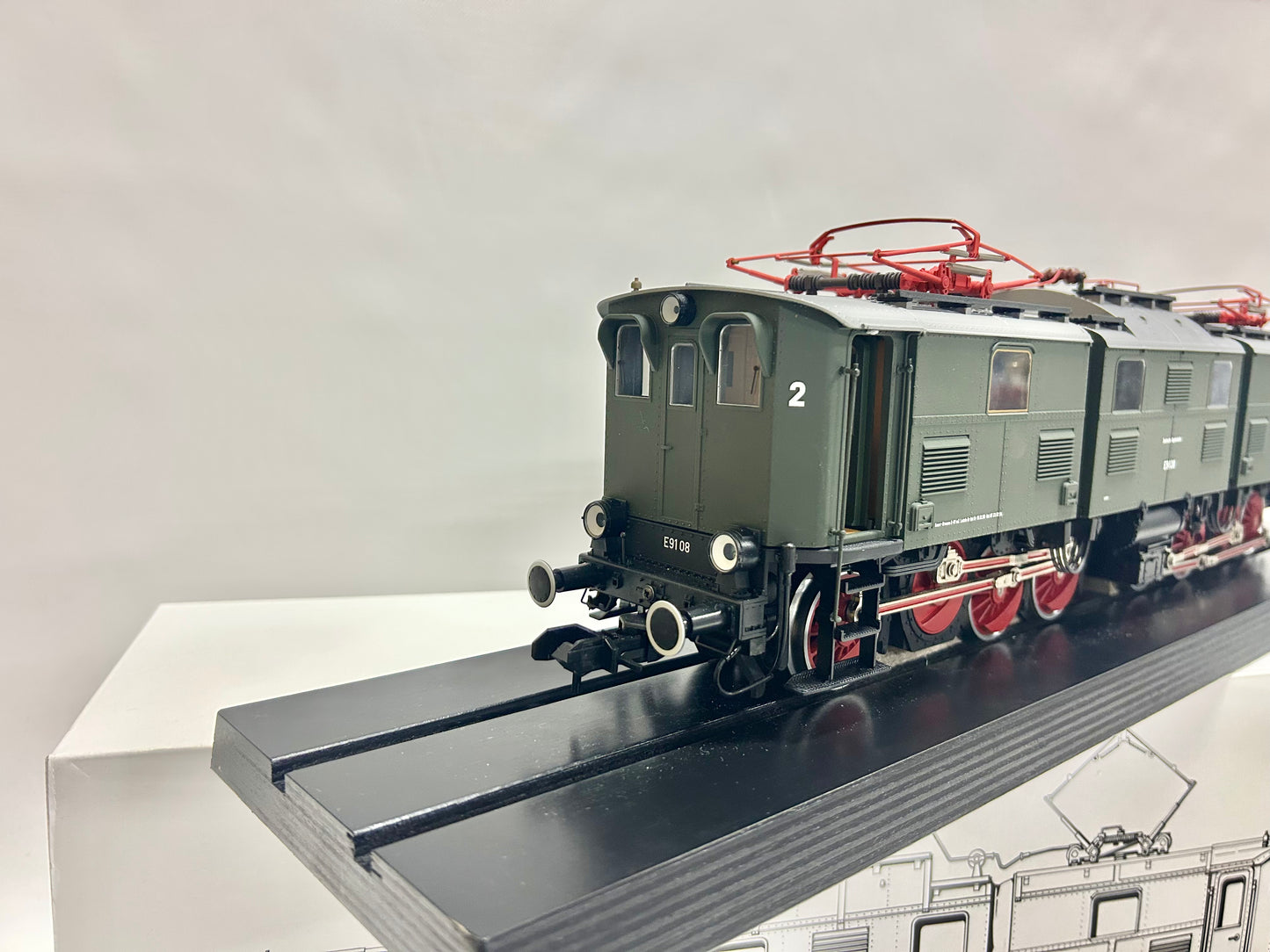Märklin 55171 Digital + Sound E-Lok E91 08 Schwere Güterzuglokomotive DB Spur 1