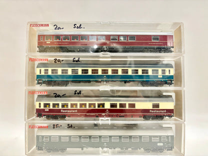 Fleischmann 5192K 5105K 5104K 5x Personenwagen Reisezugwagen DB H0