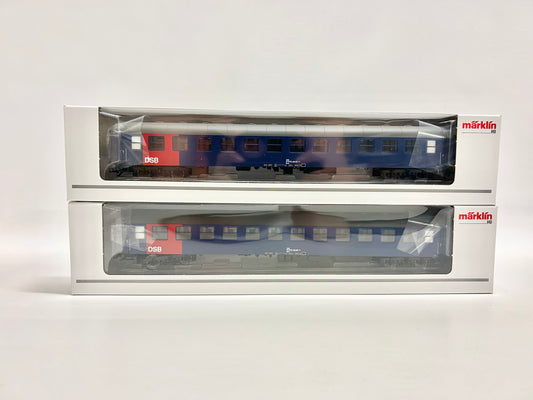 Märklin 42695-02 42695-01 Reisezugwagen Bcm 2.Klasse Personenwagen DSB AC H0