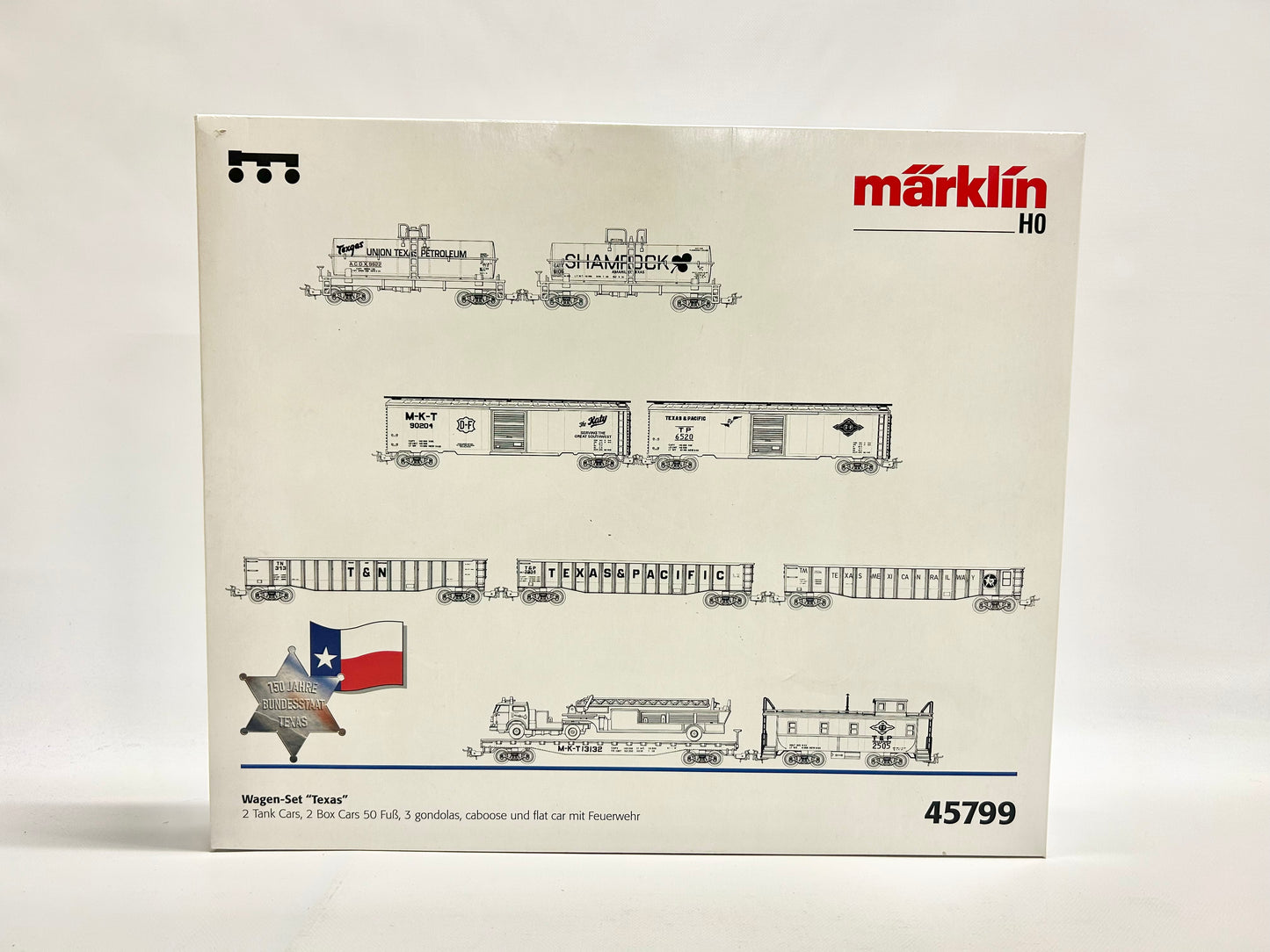 Märklin 45799 Wagen-Set 150 Jahre Texas Güterwagen H0
