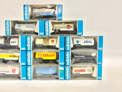 Märklin 12x Kesselwagen Güterwagen Konvolut H0