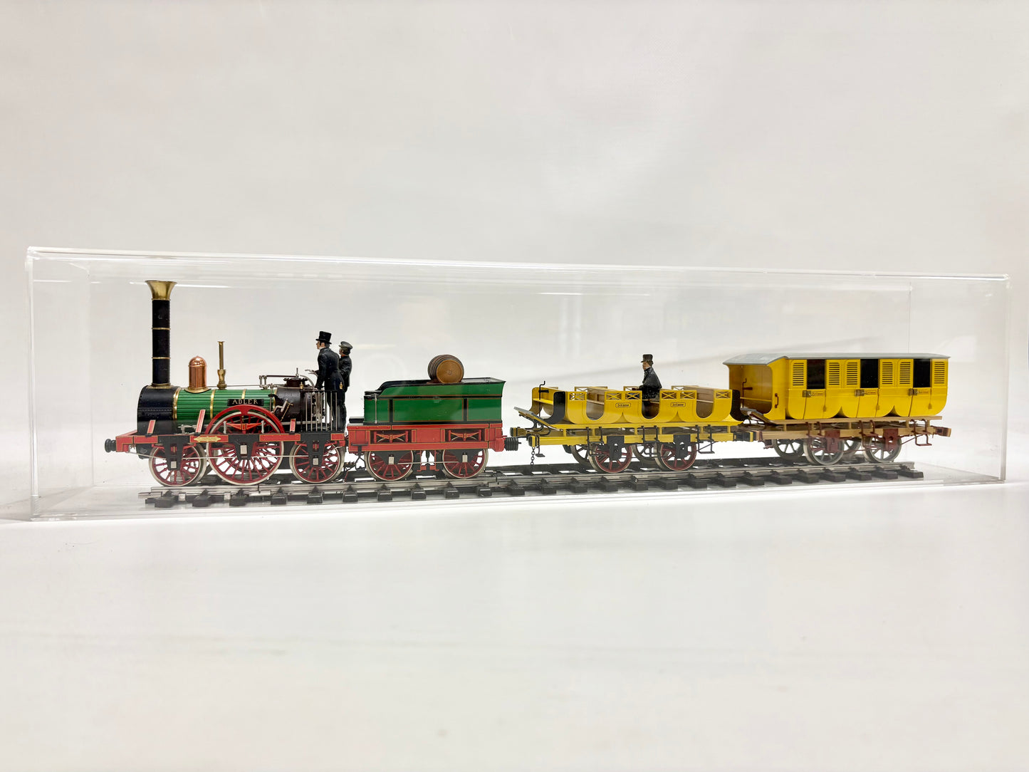 Märklin 5750 Zugpackung Historischer Dampfzug "Adler" 150 Jahre Jubiläumszug inkl. Vitrine 1