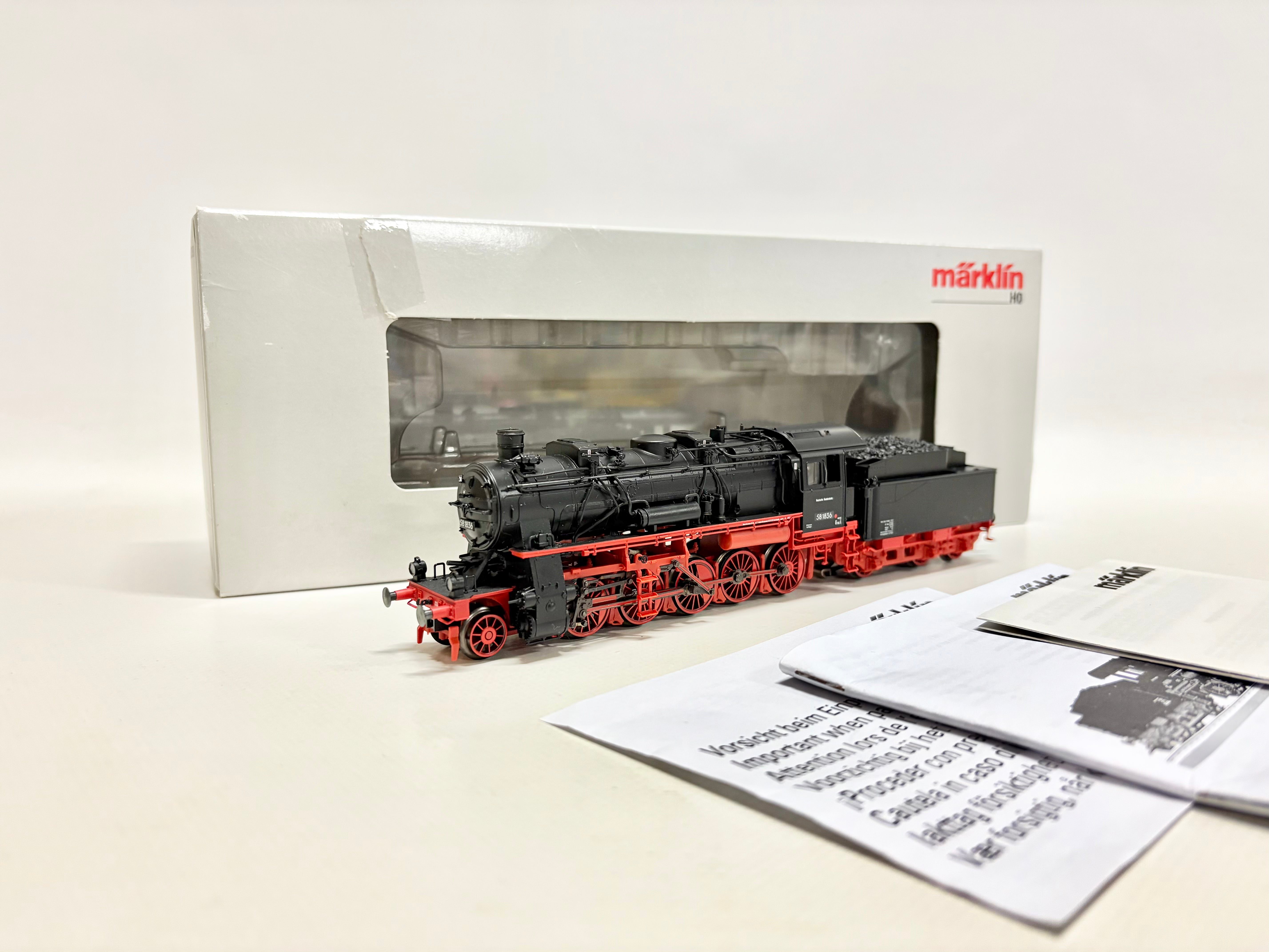 Märklin 37589 Mfx-Digital + Sound Dampflok Br 58 1836 DB AC H0 – secondplay