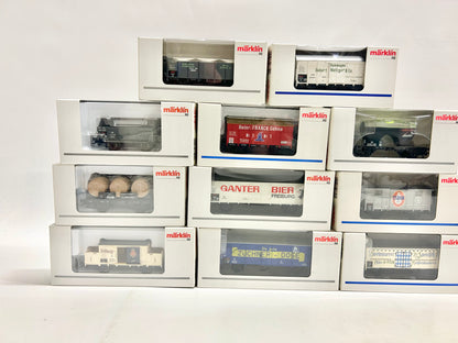 Märklin 11x Insider Wagen Konvolut Güterwagen H0