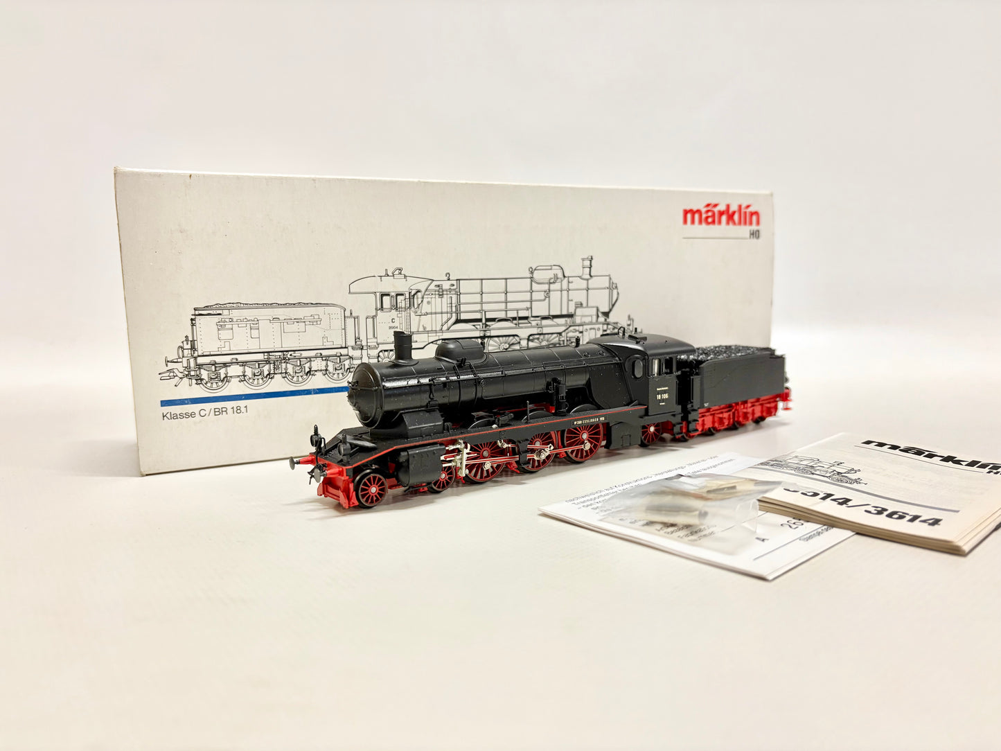 Märklin 3513 Dampflok Br 18 106 DR AC H0