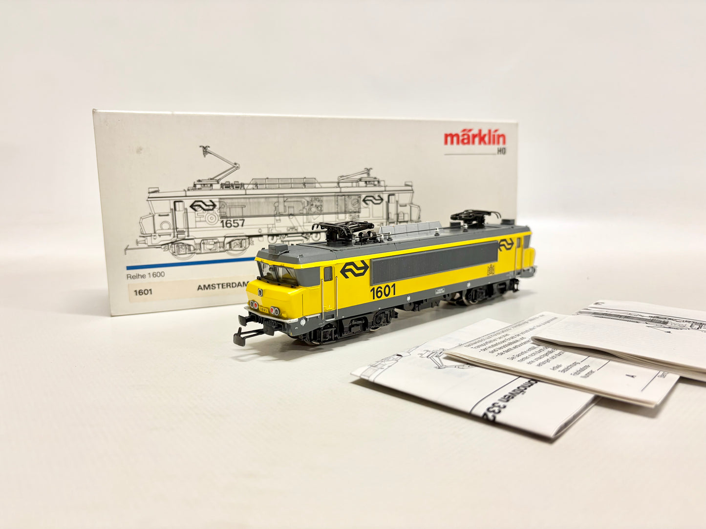 Märklin 3526 E-Lok Serie 1601 "Amsterdam" NS AC H0