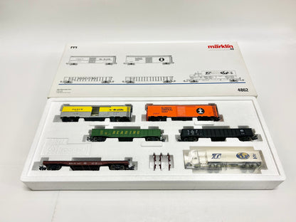 Märklin 4862 Wagen-Set USA Güterwagen-Set H0