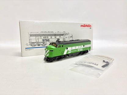 Märklin 4181 Diesellok F7 (ohne Antrieb) Burlington Northern AC H0