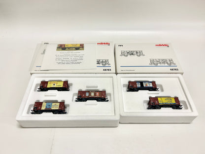 Märklin 48783 & 48782 Wagen-Sets Wirtschaftswunder DB AC H0