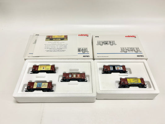 Märklin 48783 & 48782 Wagen-Sets Wirtschaftswunder DB AC H0