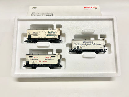 Märklin 48922 Wagen-Set Fleischtransport Güterwagen AC H0