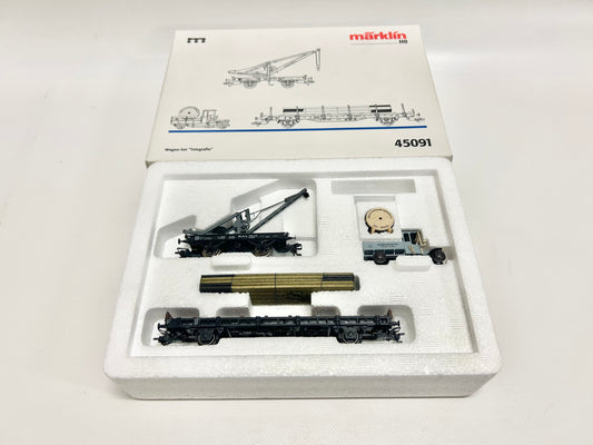 Märklin 45091 Wagen-Set Telegrafie Güterwagen AC H0