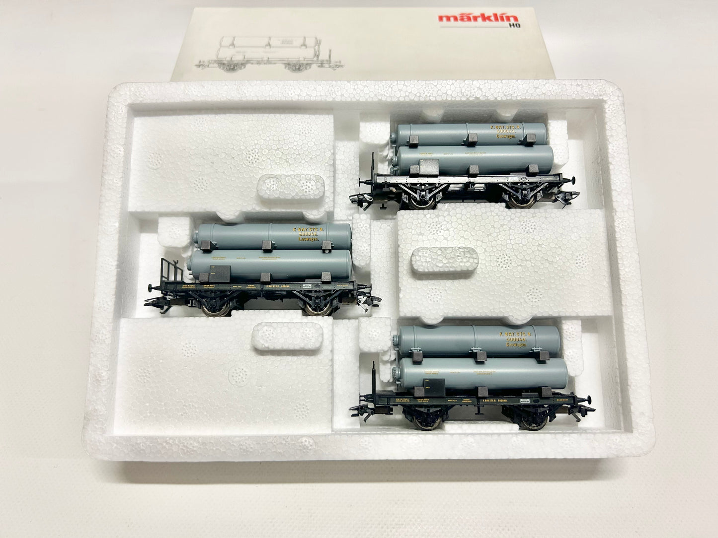 Märklin 46600 Wagen-Set Gaswagen Güterwagen AC H0
