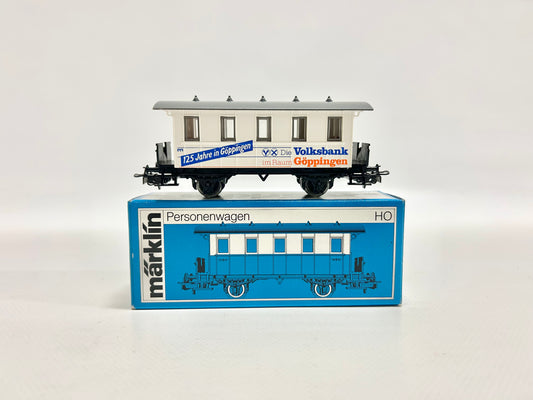 Märklin 4035 SoMo 125 Jahre Volksbank Raum Göppingen Personenwagen AC H0