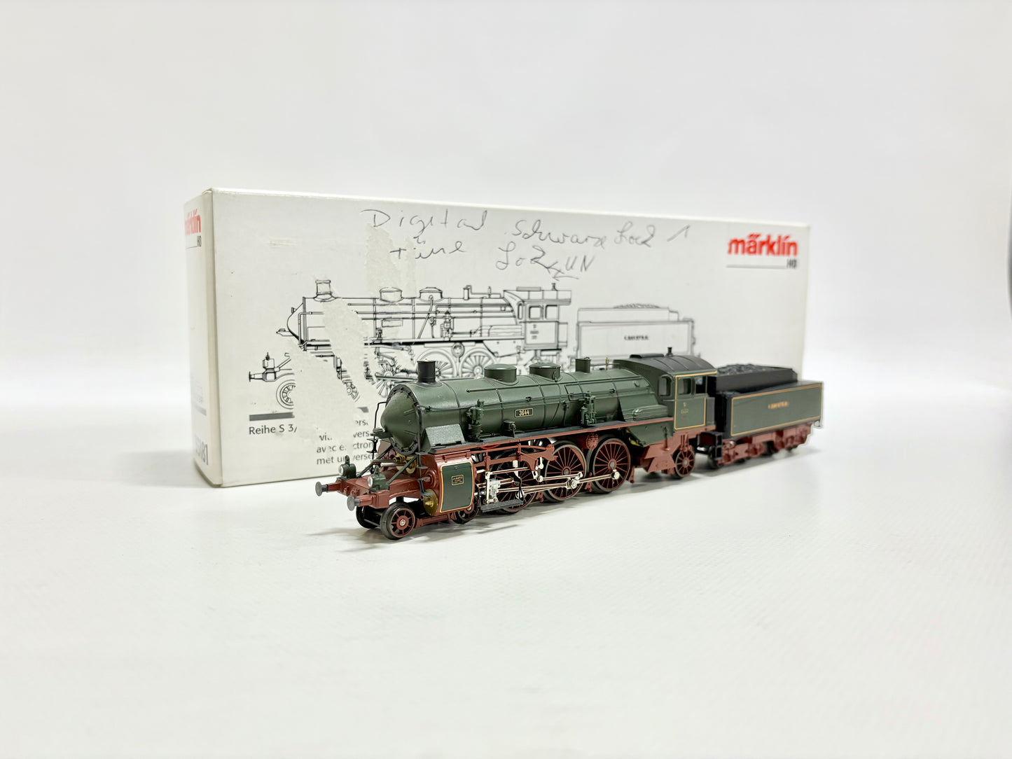 Märklin 33181 Digital Dampflok mit Rauchsatz S 3/6 K.Bay.Sts.B. AC H0